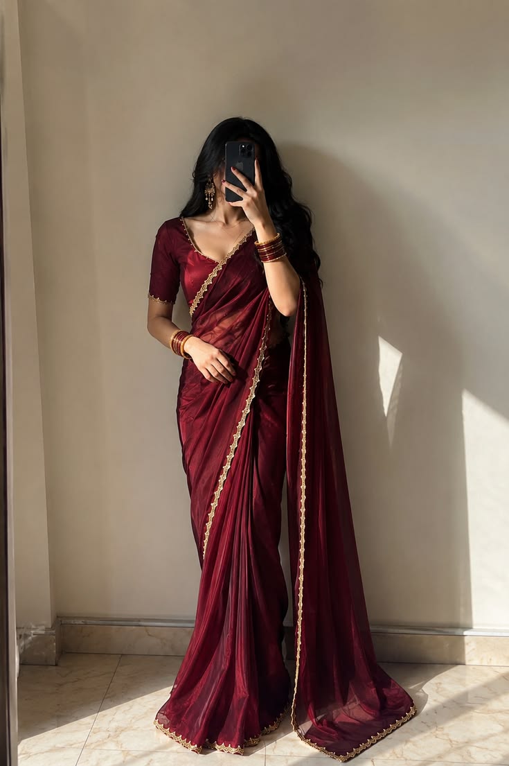 Pre-draped Sarees